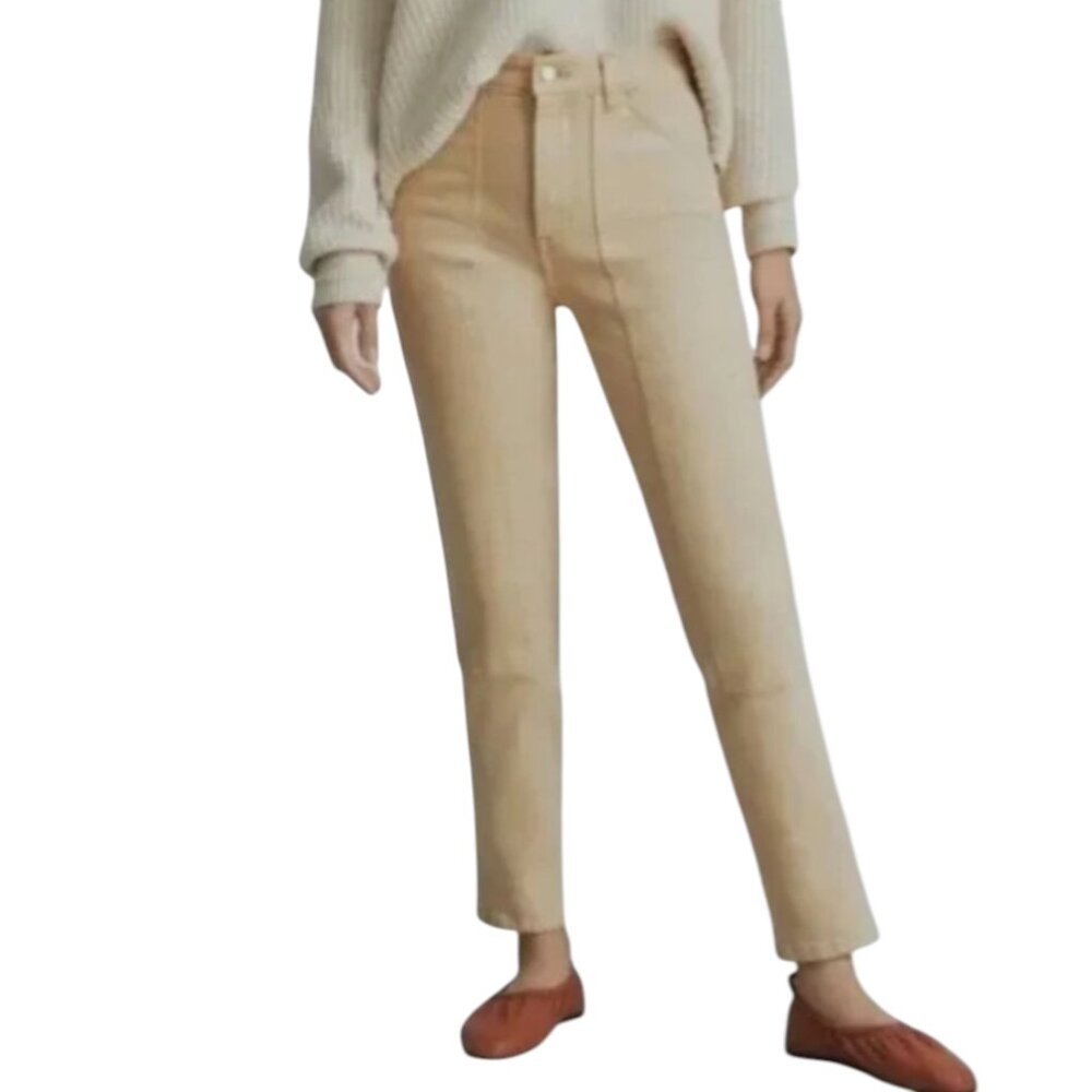 Everlane Utility Cheeky Jean, Organic Cotton, Tan, 31